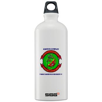 SC37 - M01 - 03 - Service Company with Text - Sigg Water Bottle 1.0L